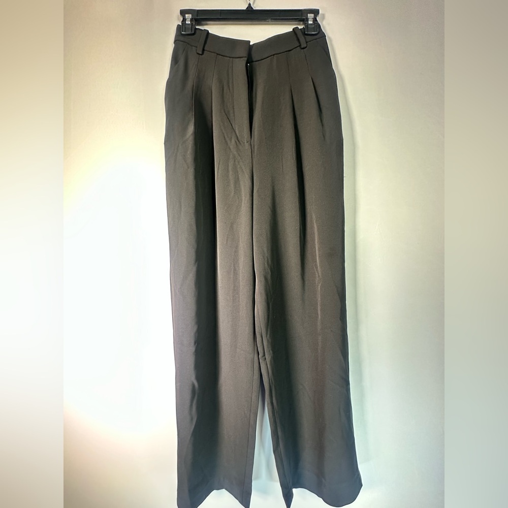 H&M Women Charcoal Dress Pants